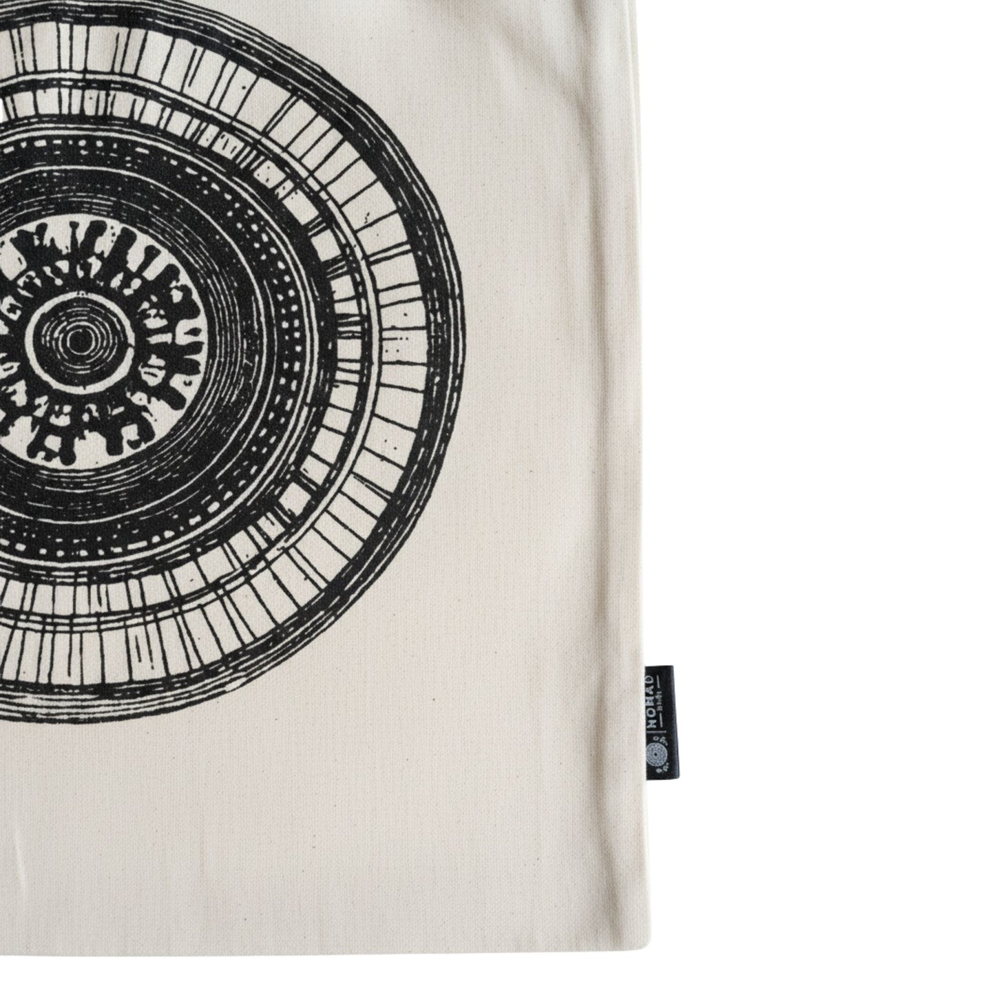 Nomad Sari Iconic Basic Tote Bag - Urban Mandala - Natural 4oz