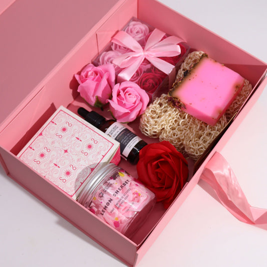 Flat Pack Gift Box - Large  (28.2x20.2x9.2cm) - Baby Blue