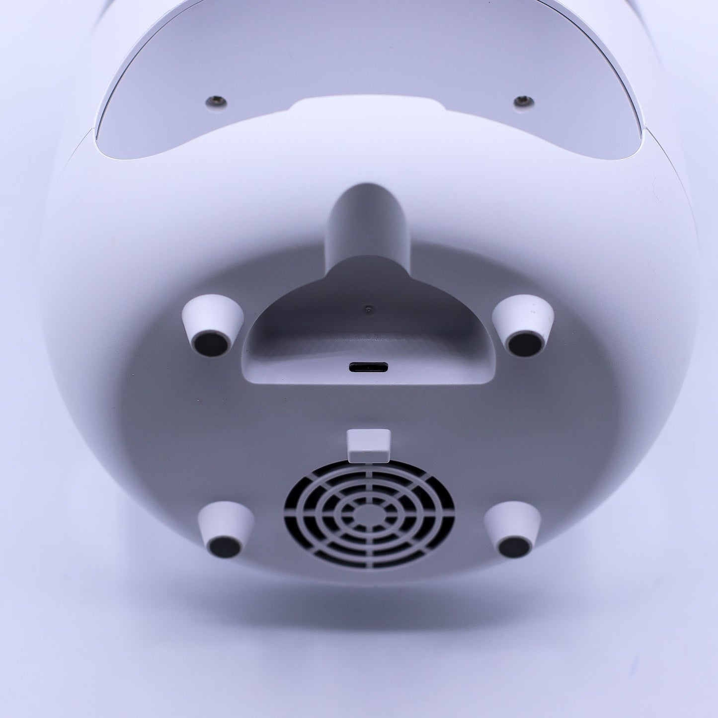 Salt Stone Flame Effect Aroma Diffuser  - White USB - Colour Change and Timer