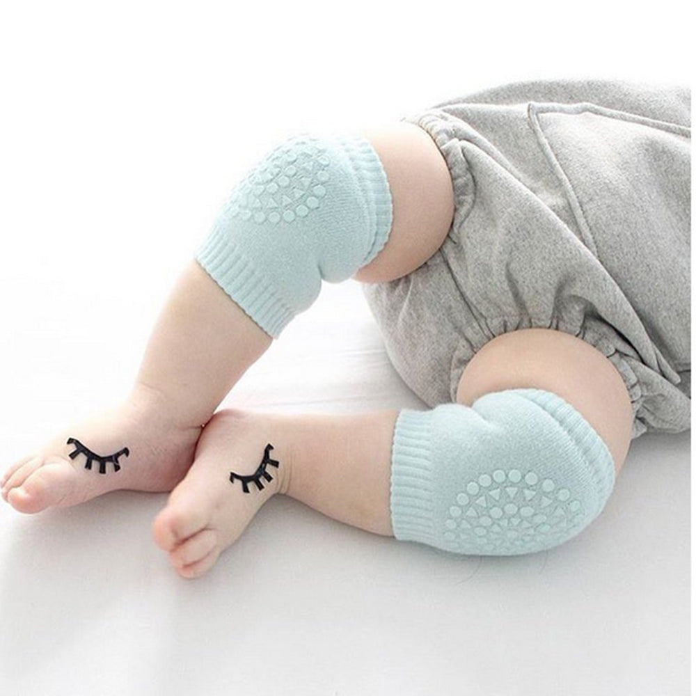 2pcs 5 colors Soft Elastic Knee and Elbow Brace Pads for Babies and Toddlers - Anti-Slip Crawling Safety Protector and Leg Cushion, Christmas, Halloween, Thanksgiving Day Gift