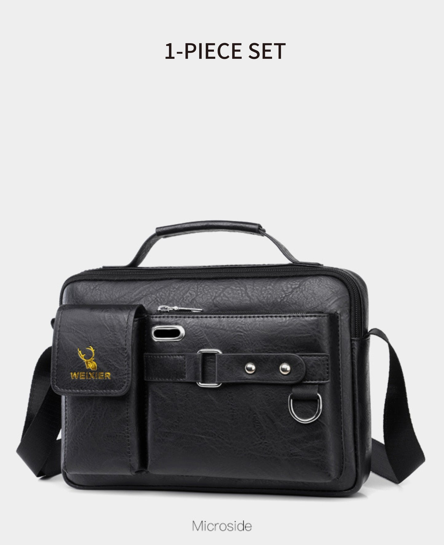 Men's Single-Shoulder Bag, Crossbody Bag, Business Messenger Bag, Shoulder Bag, Handbag, Casual Bag for Men