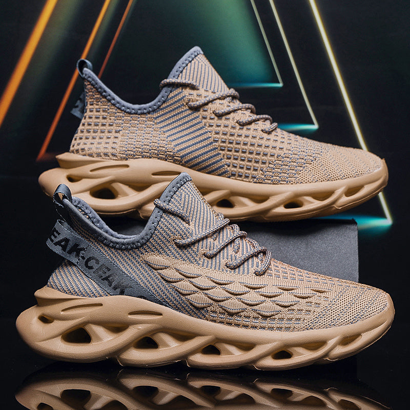 Men'S Blade Sneakers, Breathable Shock Absorption Running Shoes Lightweight Non-Slip Shoes for Jogging Tennis Gym, Walking Sneakers, Athletic Shoes