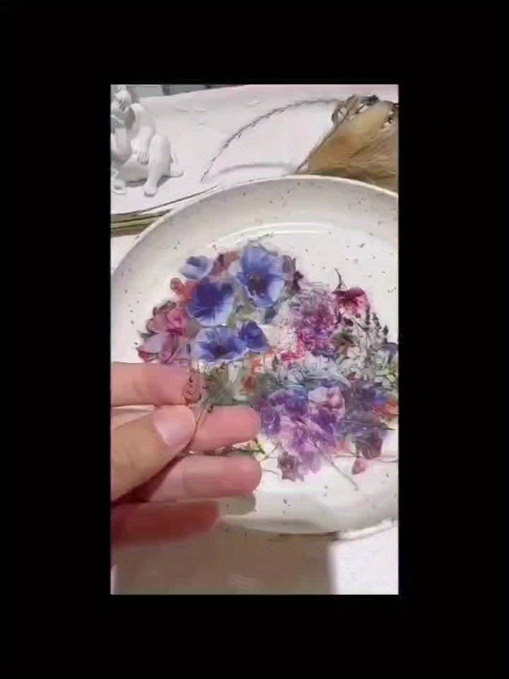 50pcs Transparent Flower Stickers, PET Plant Floral Decals for Scrapbooking, Journaling, DIY Crafts, Guitar, Notebook Decoration