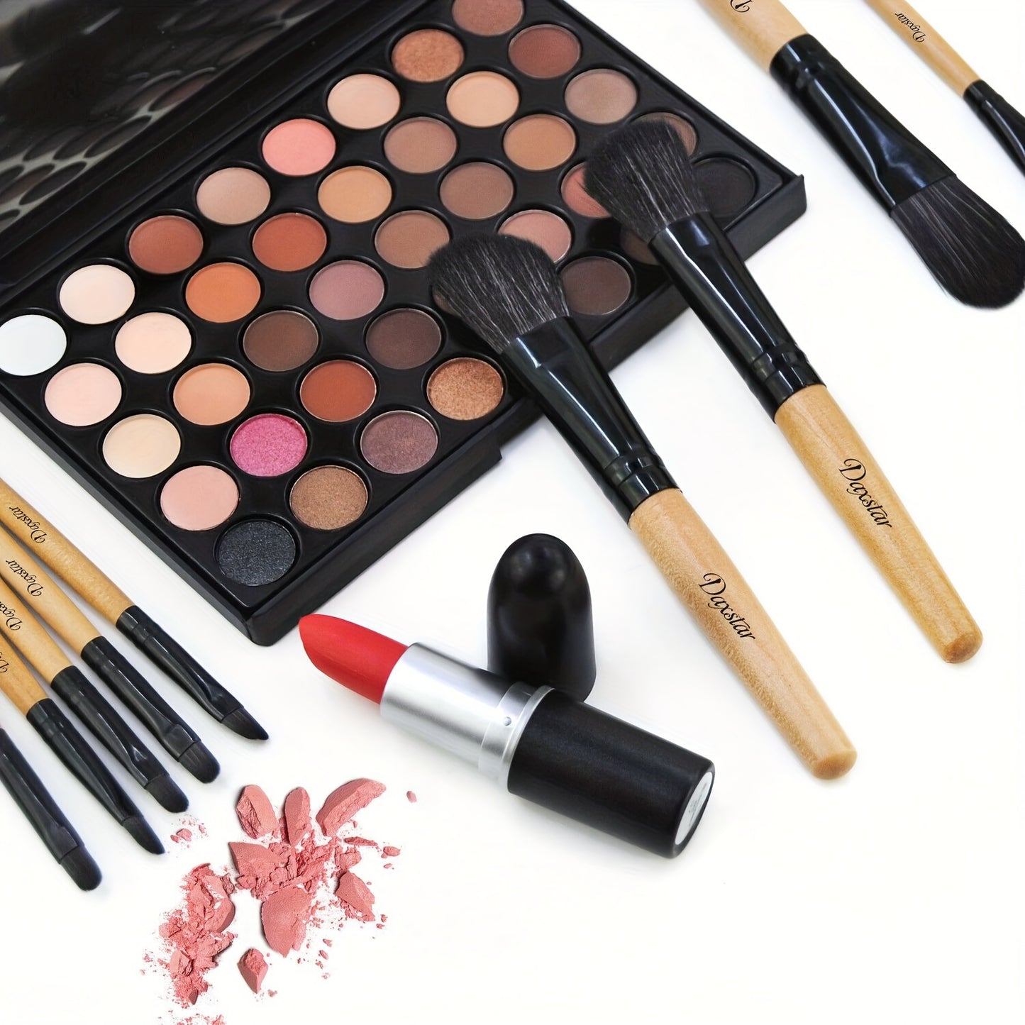 32Pcs Makeup Brushes Eyebrow Face Pencil Blush Liquid Cream Powder Useful Tool