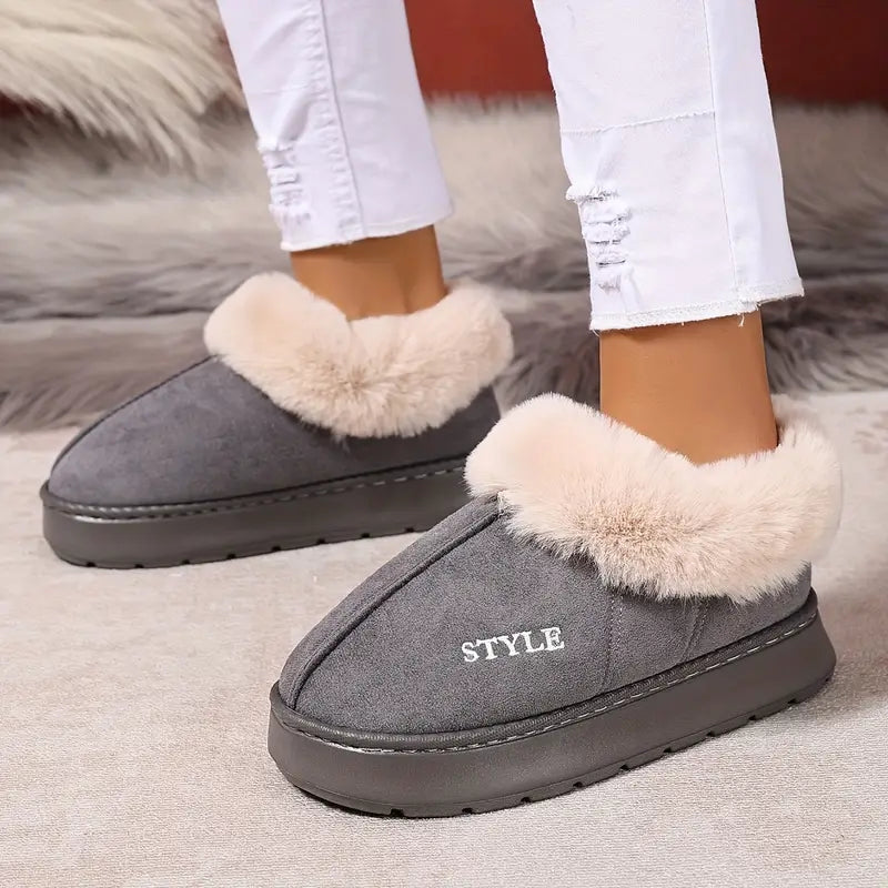 Women's Winter Plush Soft Sole Shoes