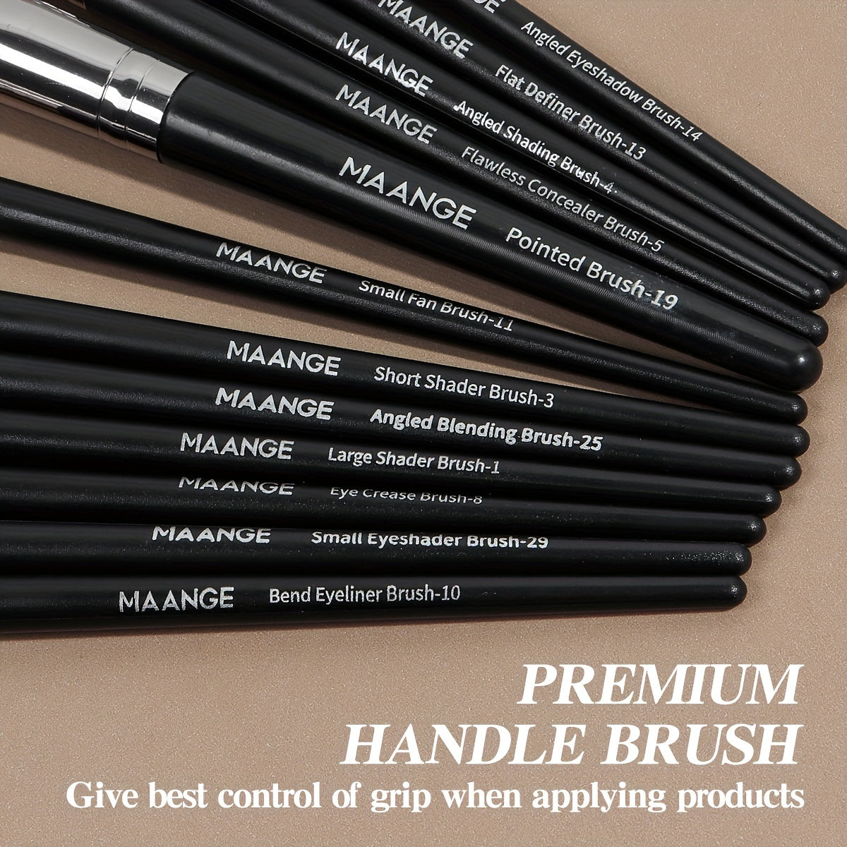 MAANGE 37pcs Makeup Tool Set with a Box, Including 25 Makeup Brushes And 12 Sponge Accessories, Perfect for Valentine'S Day And Mother'S Day Gifts, Portable for Travel.