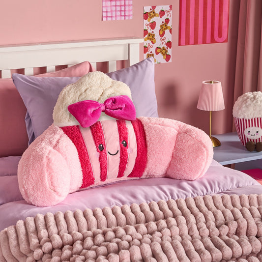Paisley The Popcorn Cuddle Cushion - Hot Pink 80 x 32 x 35cm