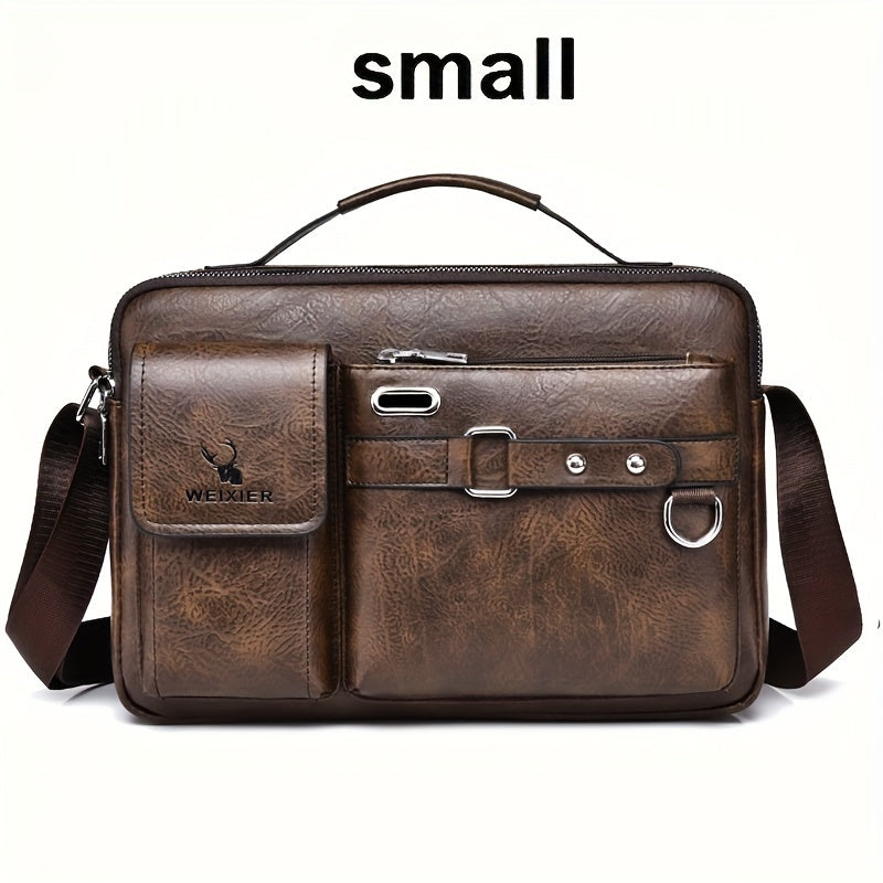 Men's Single-Shoulder Bag, Crossbody Bag, Business Messenger Bag, Shoulder Bag, Handbag, Casual Bag for Men