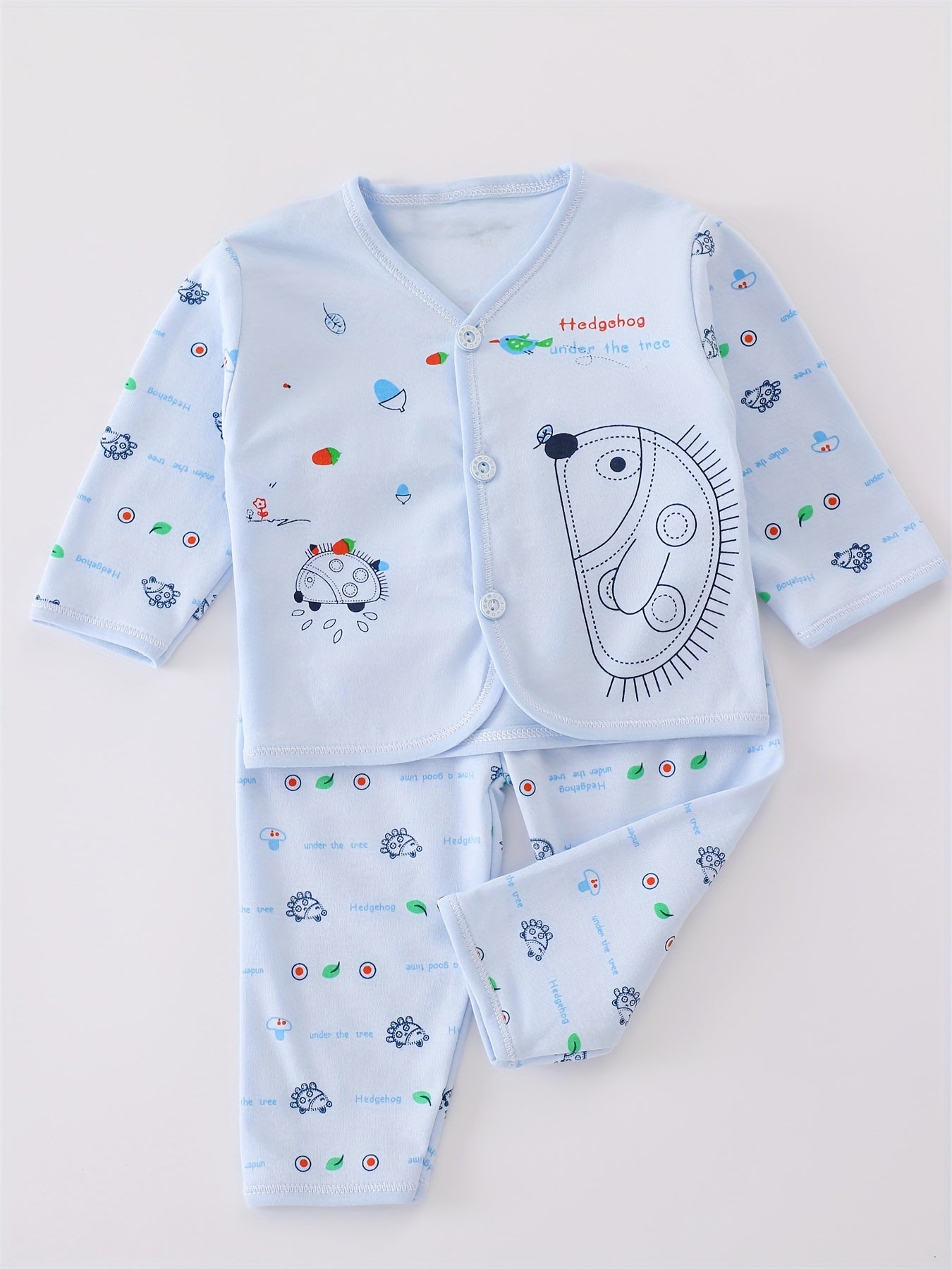5pcs Baby 0-3m Set, All-Season Casual Outfits for Boys and Girls, Newborn Clothes, Girls' Pants and Baby Hat with Drool Bib, Baby Shower Essentials, for Outdoor
