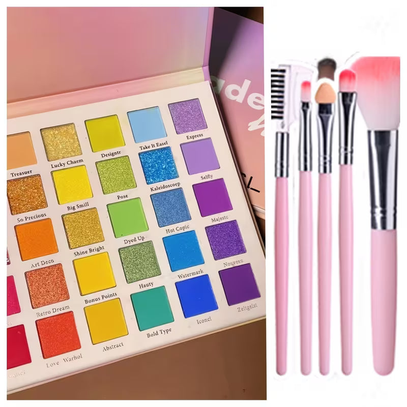 30 Rainbow Eyeshadow