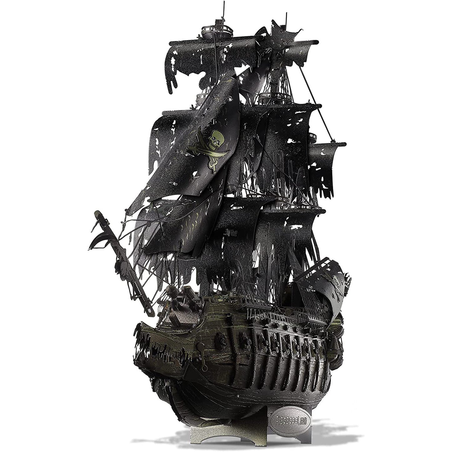 Piececool Metal 3D Puzzles for Adults, Flying Dutchman Pirate Ship Model Kits, 3D Watercraft Model Building Kit, DIY Craft Kits Difficult 3D Puzzles for Family Time, Great Birthday Gifts