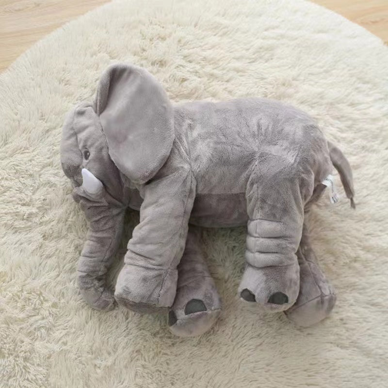 1pc Cartoon Cute Grey Elephant Plush Toy - Soft Stuffed Elephant The Perfect Friend Gift For Halloween Thanksgiving Christmas Gifts