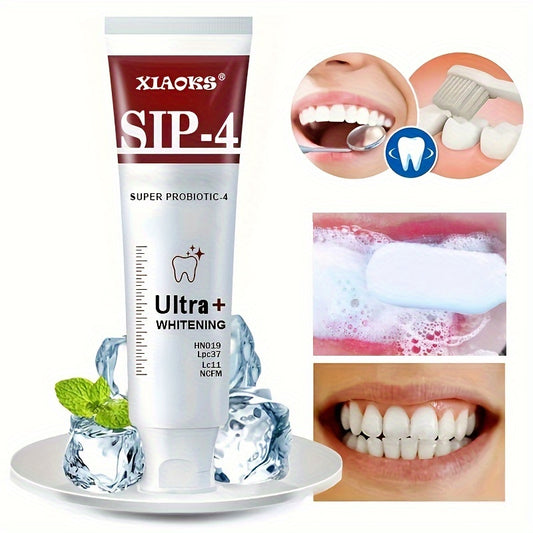 Probiotic Whitening Toothpaste, Freshen Breath, Oral Hygiene Clean, With Probiotics For Oral Care, Covering Yellow Teeth, Clean for surface stain for pretty teeth, Non-irritating Whitening Toothpaste