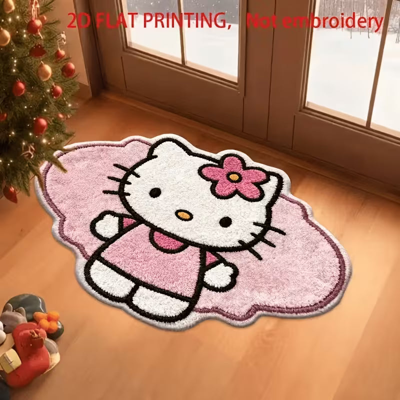 Hello Kitty Comfortable Crystal Velvet Rug
