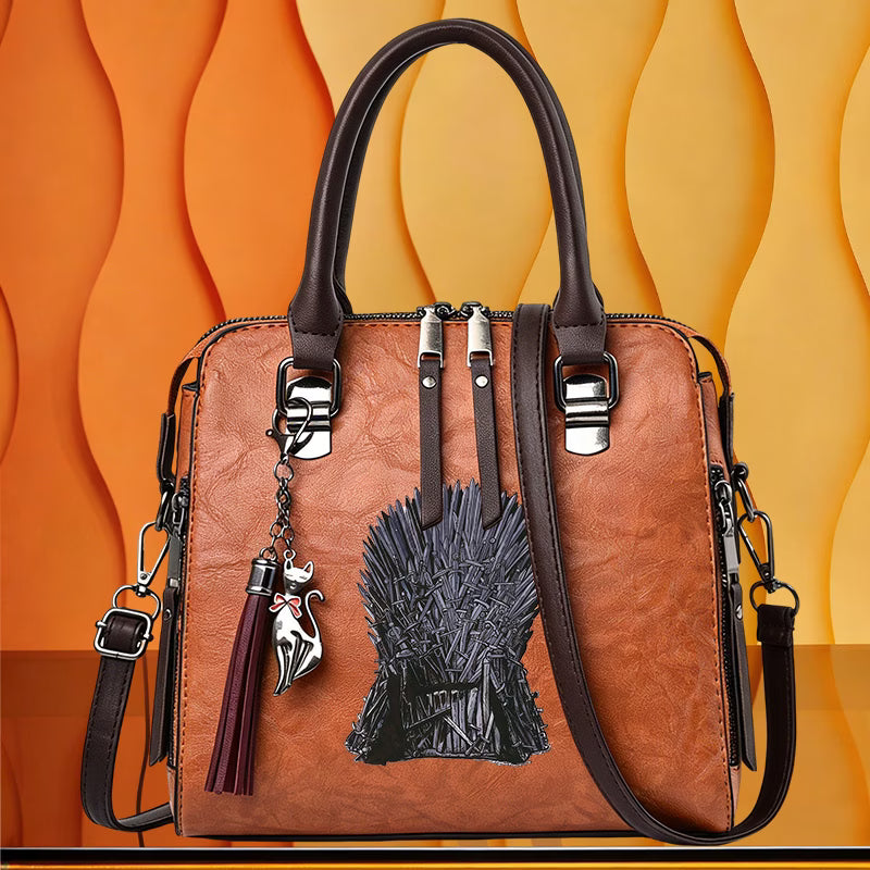 Iron Throne Pattern Women's Shoulder Bag
