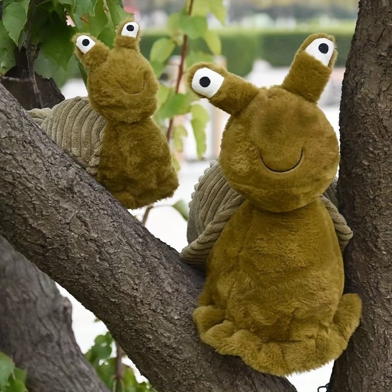 Creative Cartoon Cute Snail Plush Toy, 27.94cm Soft Snail Plush Doll