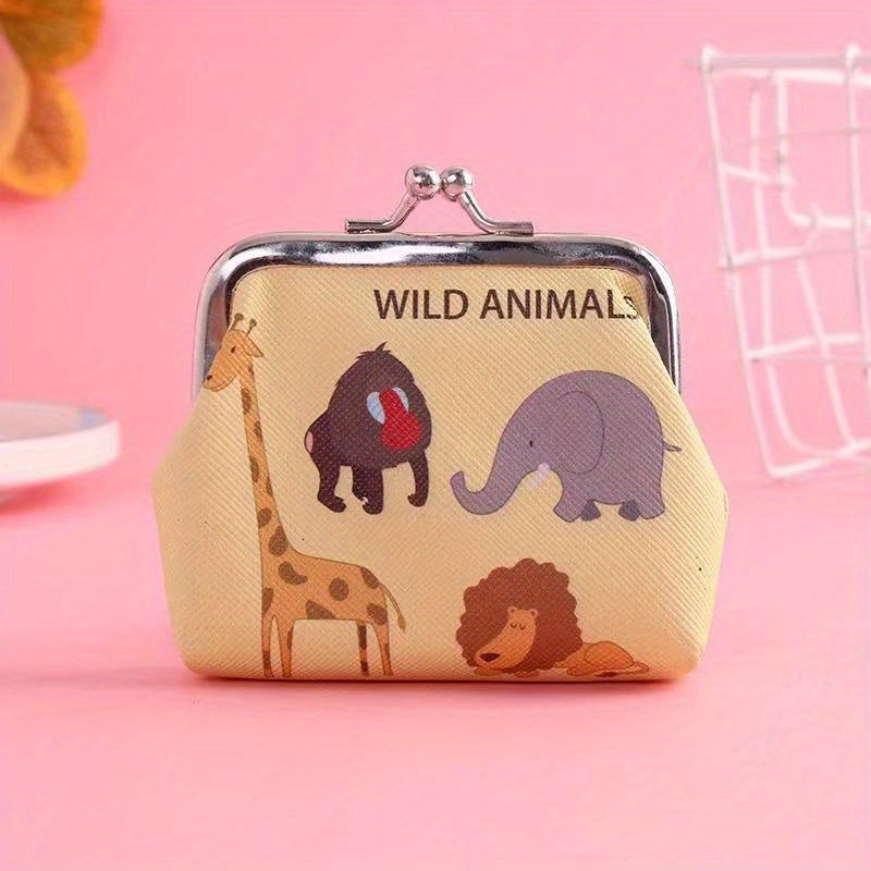 Girls Cute Cartoon Unicorn Print Creative Coin Purse Mini Wallet Holiday Gift
