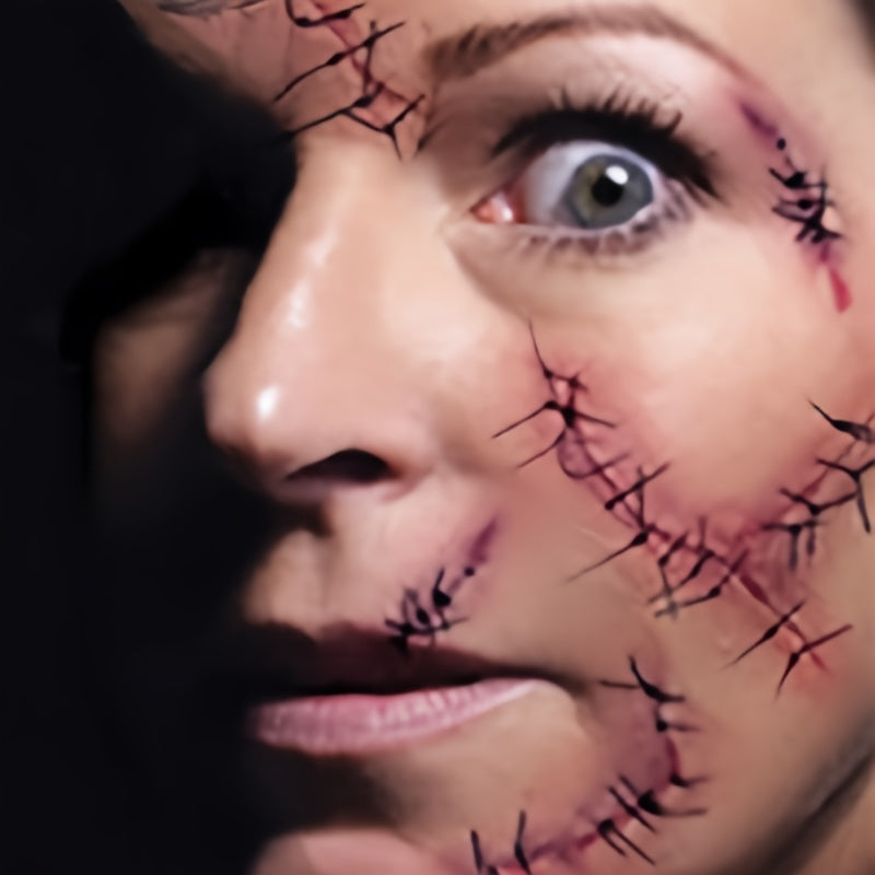 Halloween Realistic Blood Stain Scar Pattern Stickers