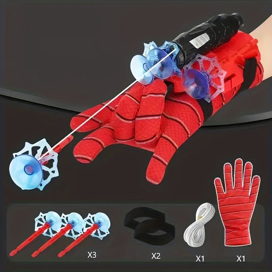 Soft Bullet Fun Wristband Launcher - Role-Playing Educational Toy For Kids - Sticky Wall Accessories Christmas, Halloween Gift