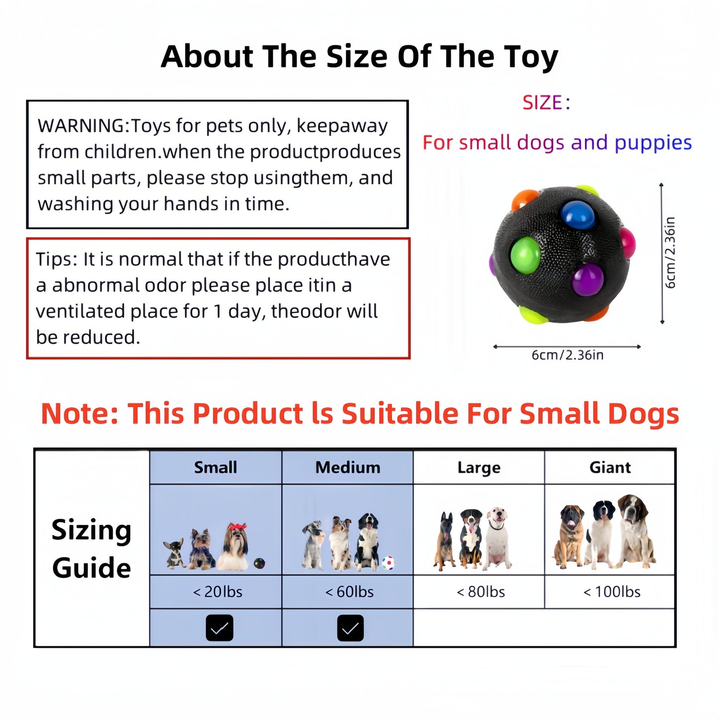 1pc Light Up Bouncy Ball Toy For Dogs, Glow Jumping Glow-in-the-Dark Bouncing Vibrating Bouncy Balls For Chasing And Playing Chewable Flashing Interactive Toys, Dogs' Favourite