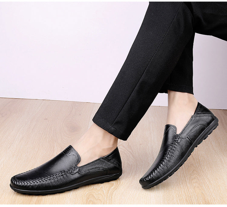 Men's Business Casual Shoes Comfortable Breathable Stitched