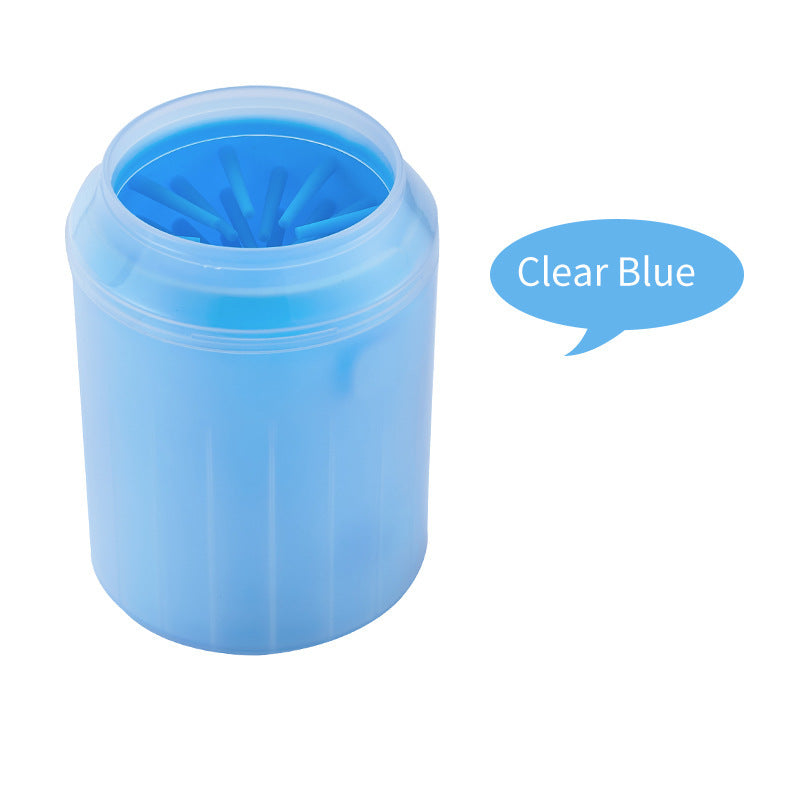 Pet Cats Dogs Paw Cleaner Soft Silicone Foot Cleaning Cup Portable Brush