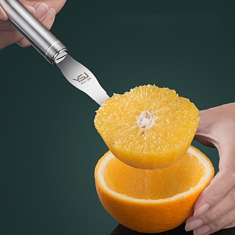 1pc Orange Peeler Tools Stainless Steel Citrus Peel Cutter Citrus Remover Easy Open Lemon Peeler Vegetable Slicer Fruit Tools Kitchen Gadgets Kitchen Accessories