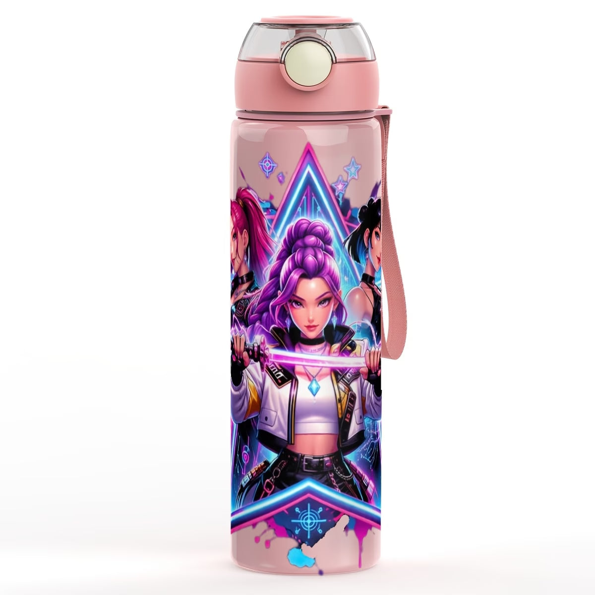 Kpop 750Ml Plastic Travel Water Bottle