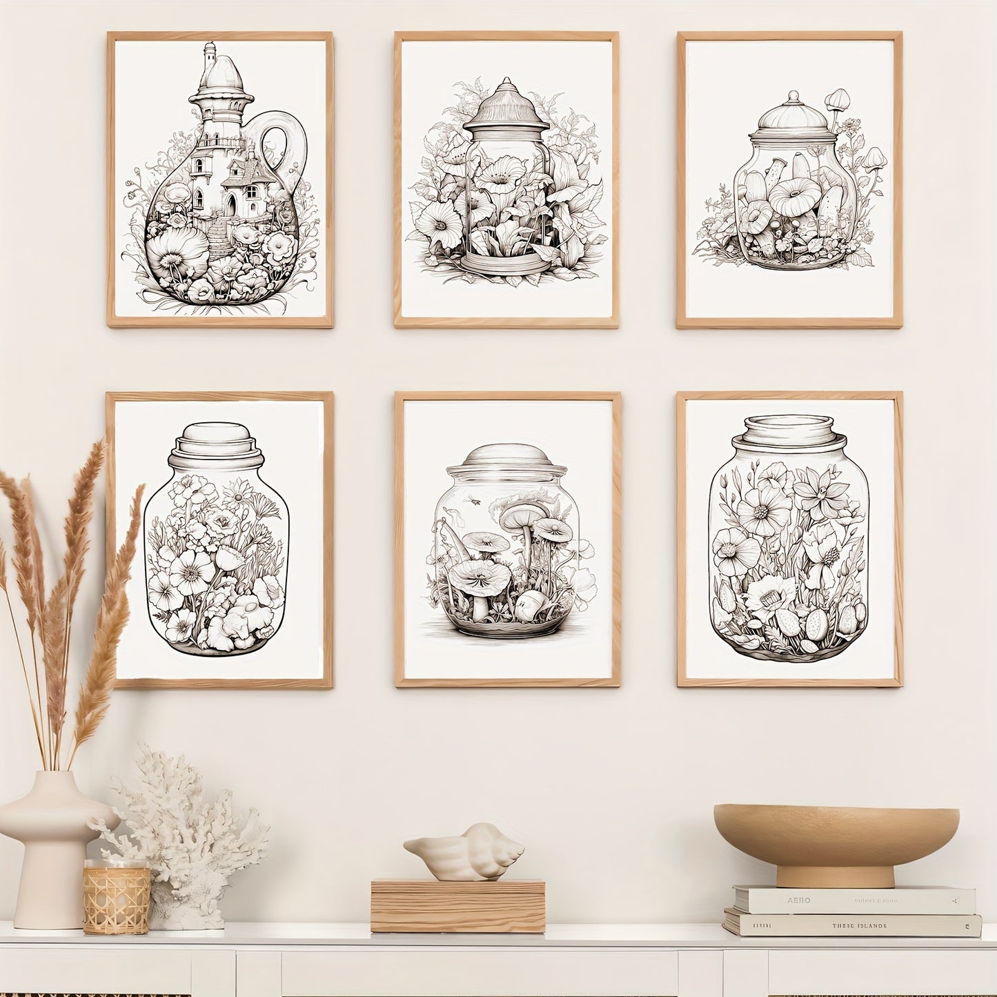 1pc 32 Pictures A4 Flower World Coloring Book, Wonderful Various Flowers Patterns To Help Reduce Stress And Calming, Excellent Gift For Birthday, Party, Halloween, Thanksgiving, Christmas, Mother's Day And Valentine's Day, Or