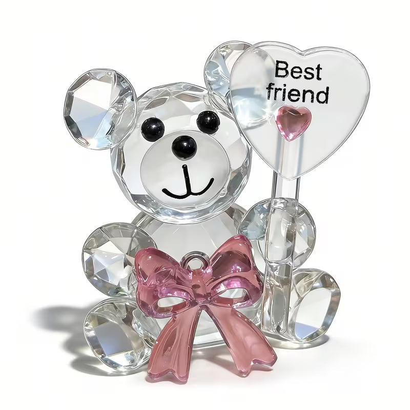 Crystal Bear Sculpture