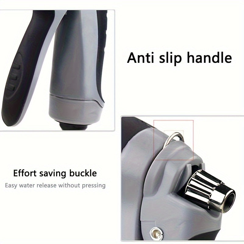 1pc High Pressure Car Washing Water Gun RV Cleaning Tool Plastic Gun Body Long Rod Nozzle Garden Hose Nozzle Garden Flower Shower Multi-Function Watering Tool Powerful Car Brush Artifact Cleaning Tool