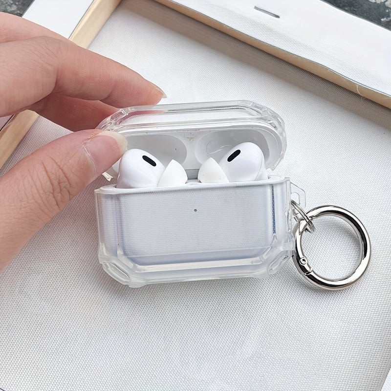 Shockproof Protective Case For Airpods Pro3: Get Maximum Audio Clarity With Creative Clear TPU Earbuds