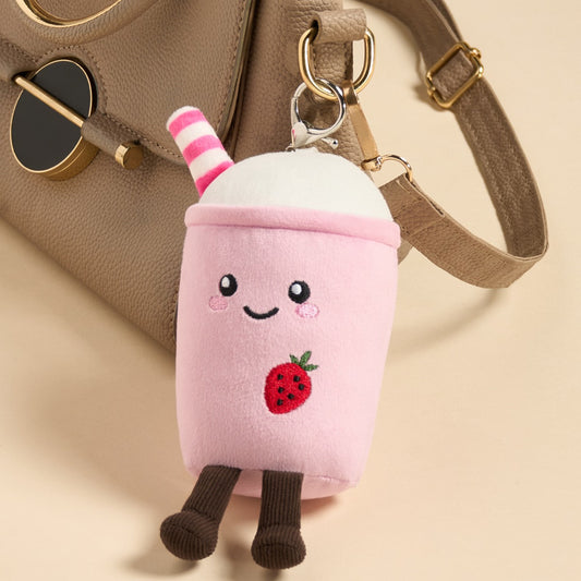 Molly The Milkshake Keyring - Pink 8cm