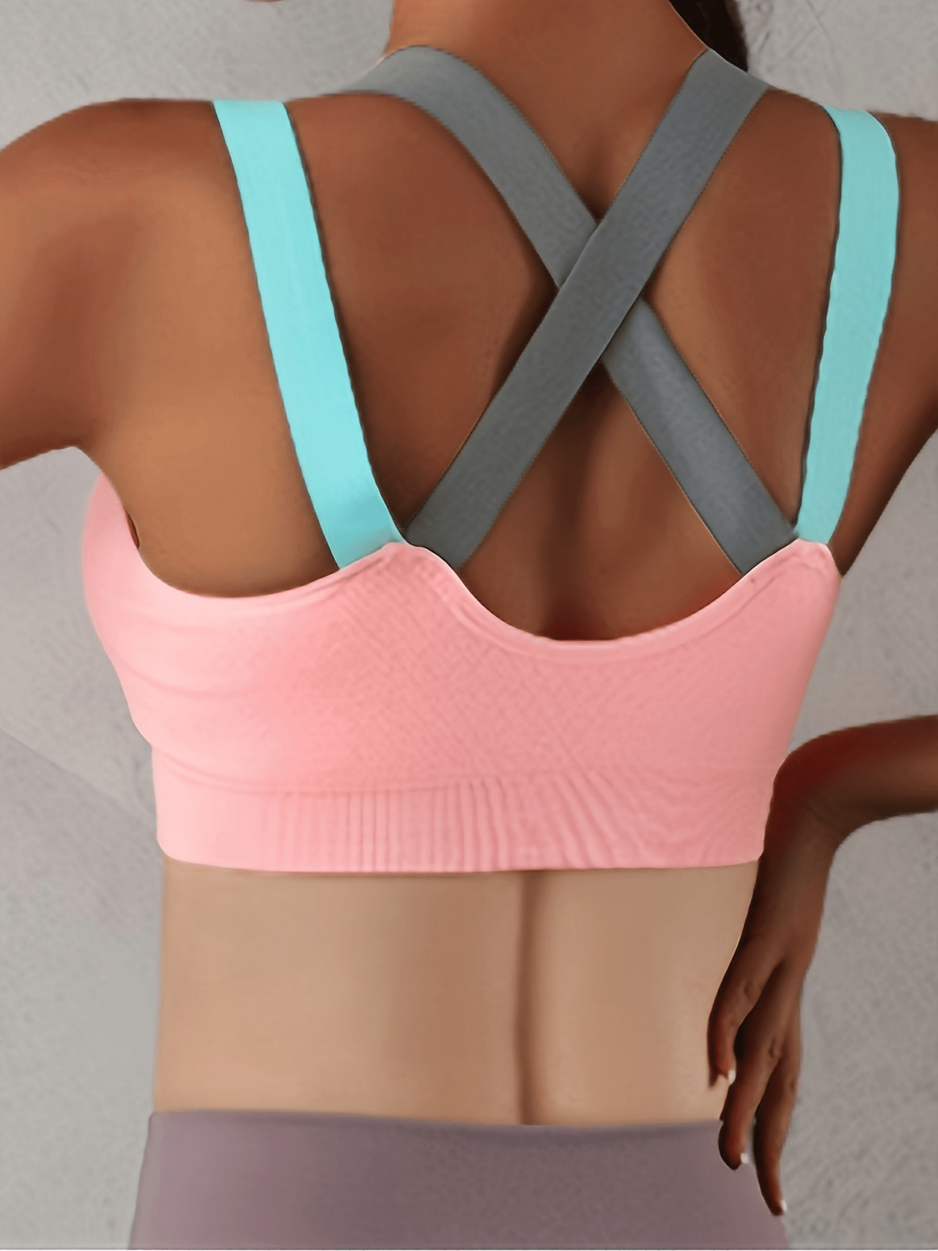 Summer Outer Wear Beautiful Back No Steel Ring Vest Type Sleep Sports Underwear Female Yoga Running Fitness Sports Bra Thin