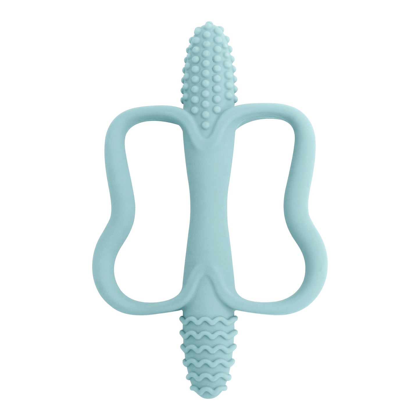 [Silicone Teether] Silicone Baby Toy Teether with Handle | Integrated Corn-Shaped Teether, Available in 6 Colors