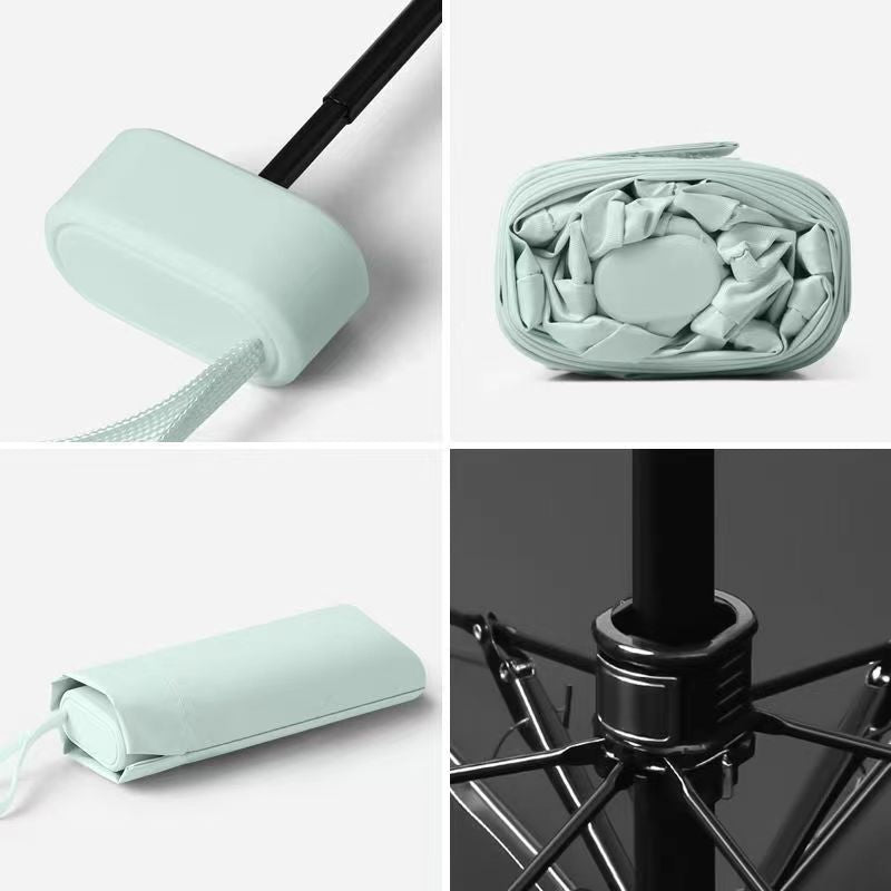 [Portable Mini Pocket Umbrella] Lightweight Portable Multi-Color Foldable Mini Pocket Umbrella | High-Quality Travel Umbrella for Christmas, Valentine's Day, Mother's Day, Women's Day, Ramadan, and Birthday Gifts