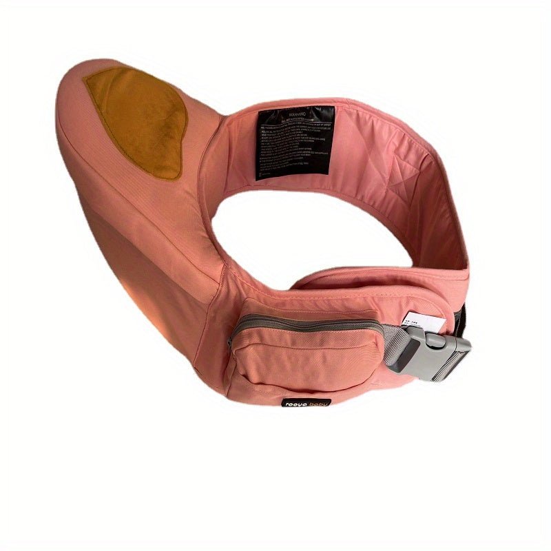 1-in-1 Baby Carrier Waist & Toodler Hip Seat with Ergonomic - Soft Comfortable Carrier Sling with Storage Pocket, Secure Belt System, Multi-Color Options (Pink/Grey/Green/Blue) - Ideal for,,, Travel & Daily Use - Baby Carrier