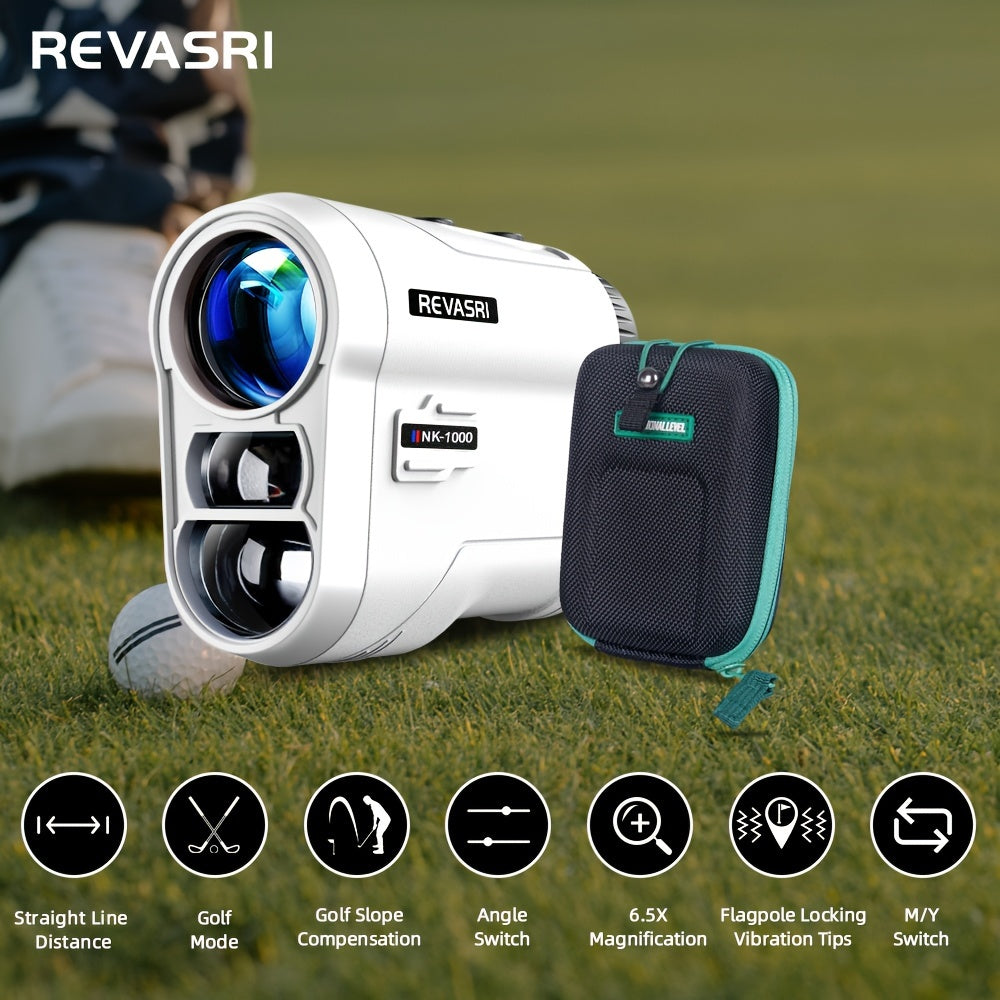 Golf Rangefinder Telescope with Angle Switch and Flagpole Lock Vibration, 914.4 meter, Laser Rangefinder, Distance Meter with Rechargeable Battery
