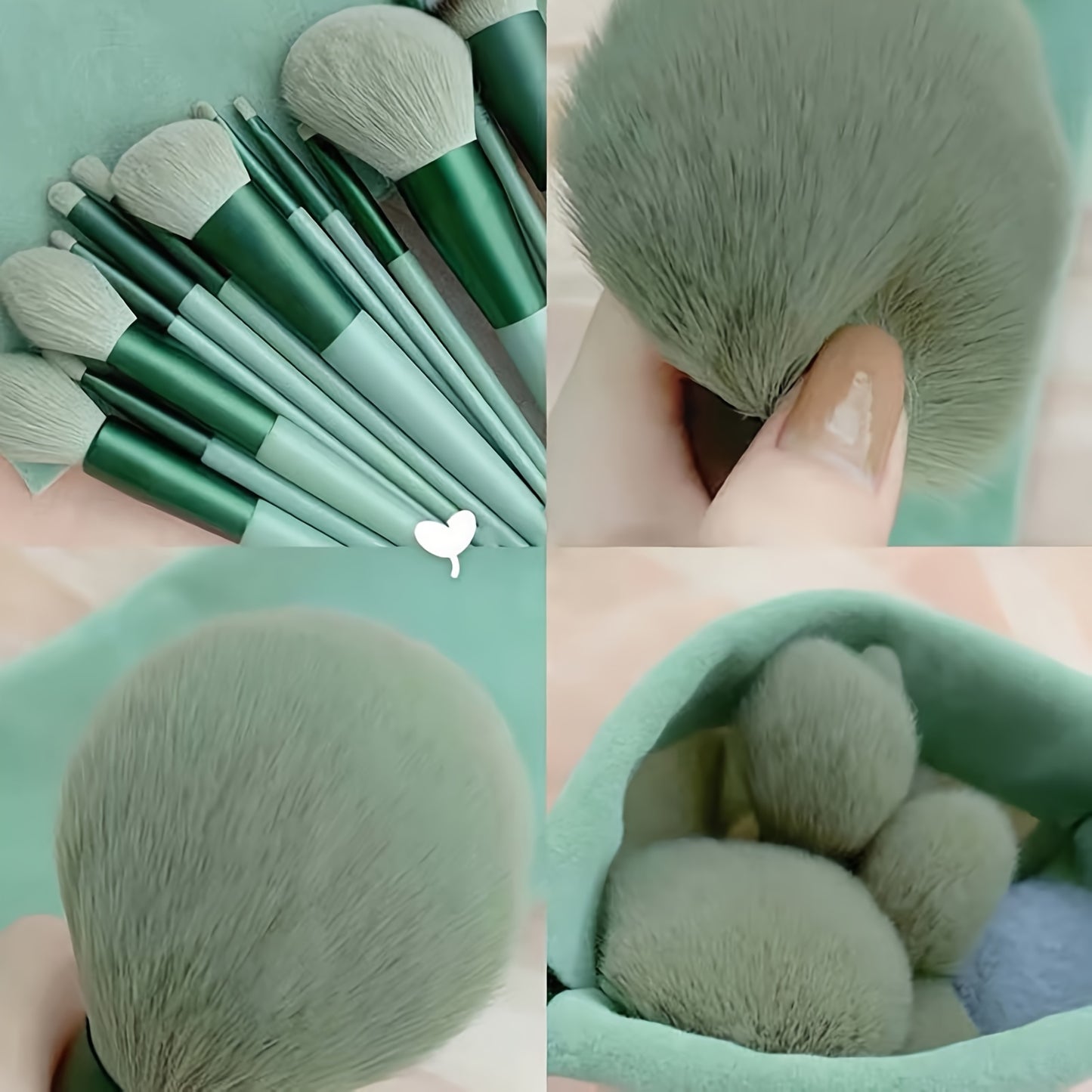 13Pcs Super Soft Makeup Brushes, Eyeshadow Brush Ultra Soft Multi-Use Face Eye Makeup Brushes For Women Girls Makeup Beauty Tools