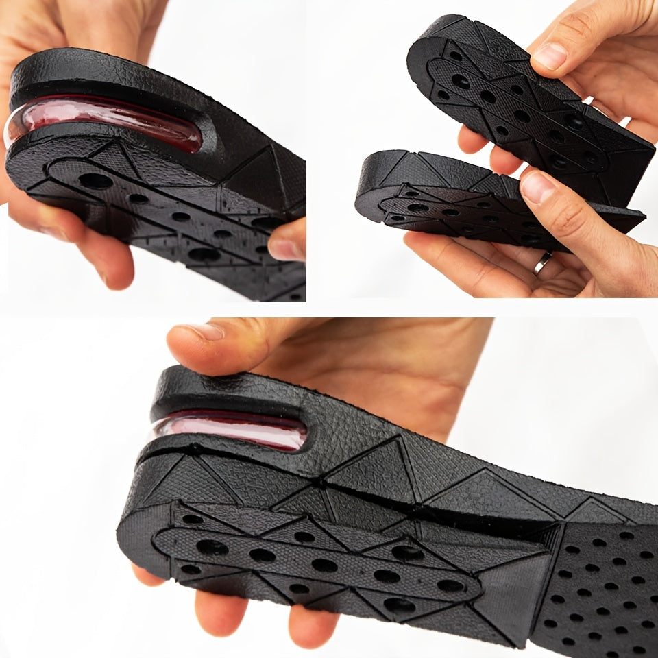 3-9cm Invisible Height Increase Insole Cushion Height Adjustable Shoe Heel Insoles Insert Taller Support Absorbant Foot Pad
