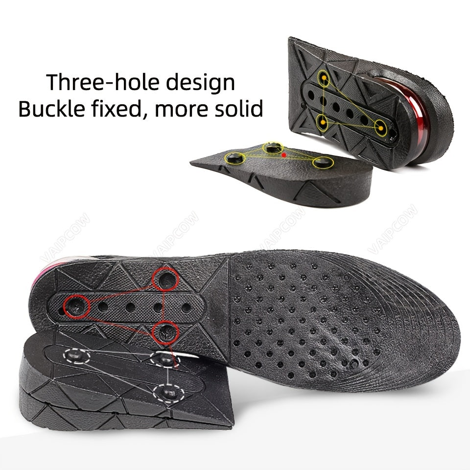 3-9cm Invisible Height Increase Insole Cushion Height Adjustable Shoe Heel Insoles Insert Taller Support Absorbant Foot Pad