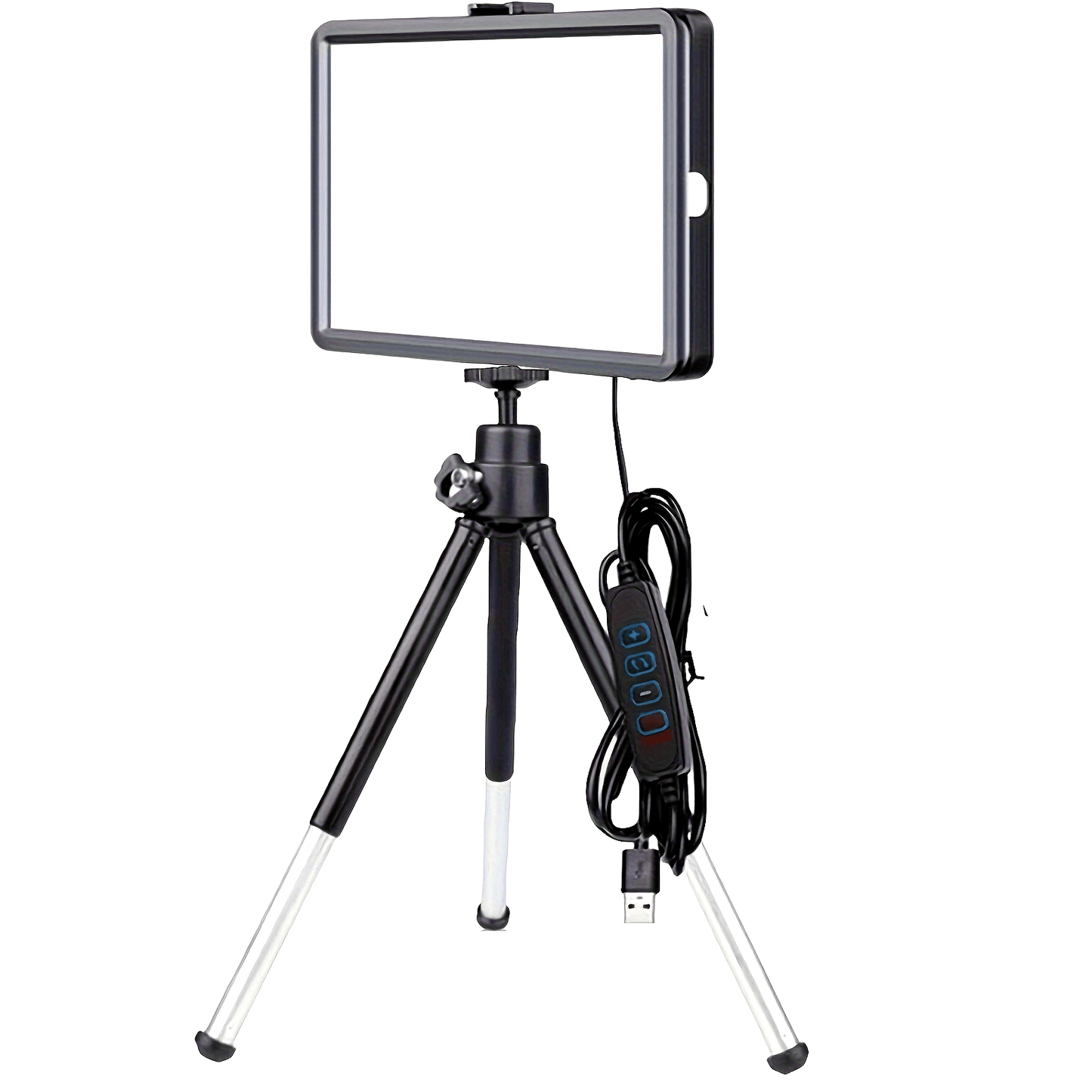 6-Inch Square Filling Lamp with Adjustable Two-Section Bracket - Perfect Gift for Birthday, Easter, Boyfriends, and Girlfriends - Black Color, Unique Design, and Easy to Assemble