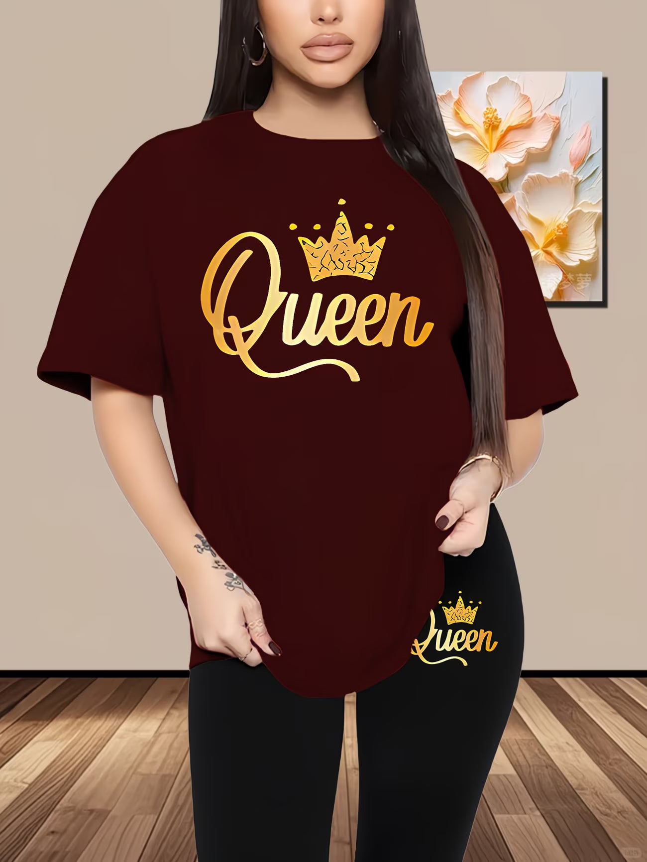 Women's Queen Top & Trousers