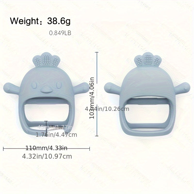 Silicone Teething Toy Suitable for Children Over 3 Months Old, Used as Sucking Chew Toy