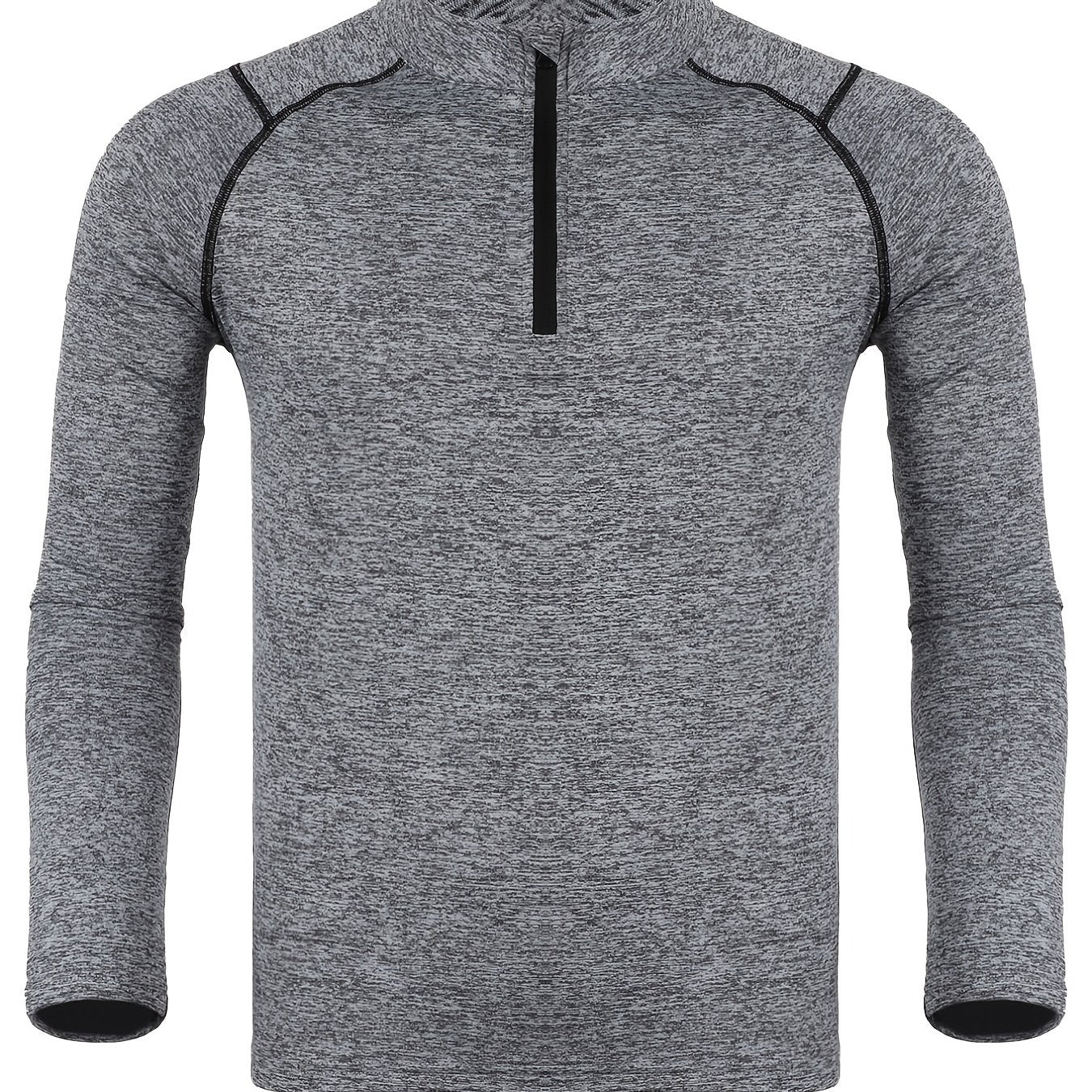 Men's Fitness Long Sleeve T-Shirt Autumn and Winter Fleece-Lined Basketball Training Sweatpants