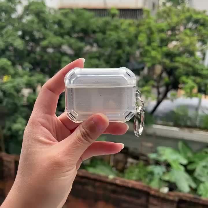 Shockproof Protective Case For Airpods Pro3: Get Maximum Audio Clarity With Creative Clear TPU Earbuds
