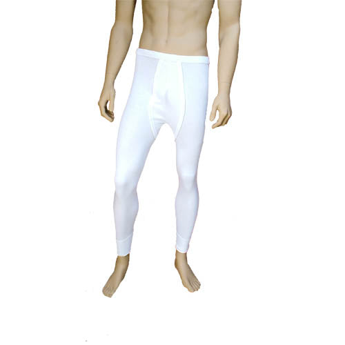 Mens Thermal Underwear Long Johns White
