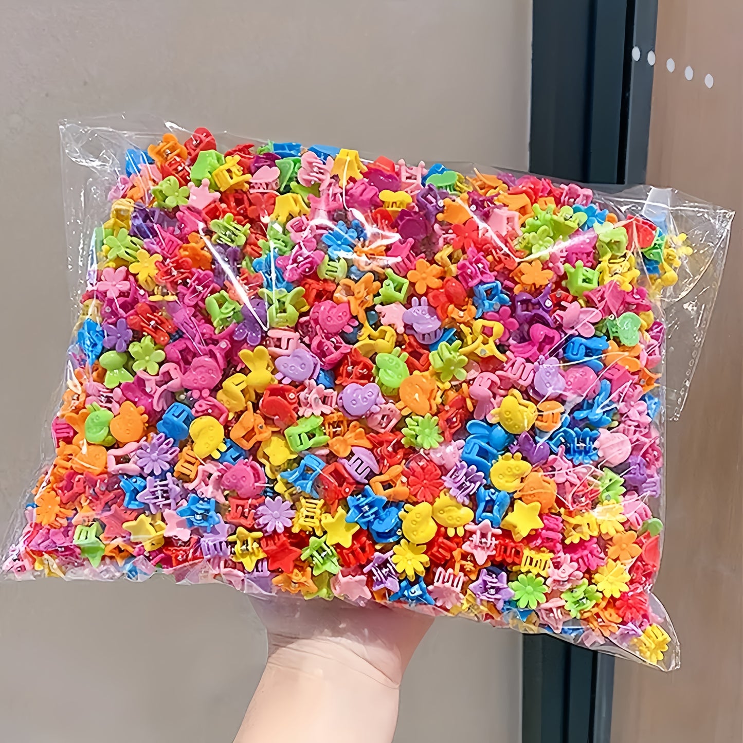 [Cute Hair Clips] 30 Colorful Small Flower Hair Clips, Cute Hair Accessories | Children's Butterfly and Star Hair Clips