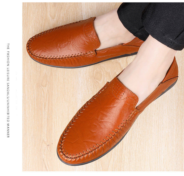 Men's Business Casual Shoes Comfortable Breathable Stitched