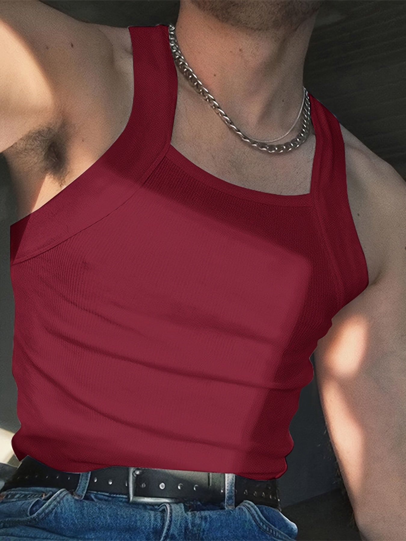 INCERUN Men White Tank Tops O-neck Sleeveless Vacation Casual Vests Streetwear Skinny Party Fashion Men Tops